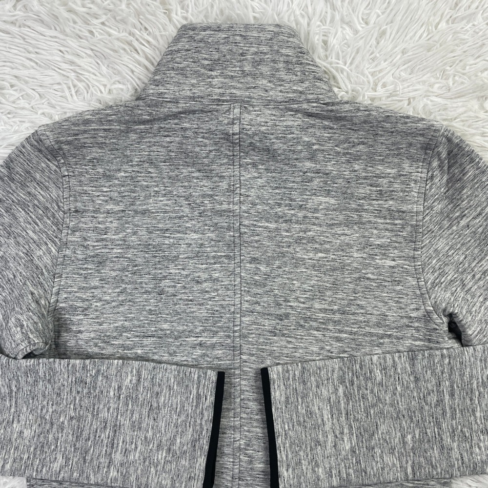 Lululemon Jacket Womens‎ 4 Gray Going Places Full Zip Mock Neck Pockets Ladies - Picture 7 of 10
